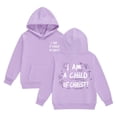 thumbnail image 3 of VeFlora Christian Jesus Hoodies for Girl, Long Sleeve Sweatshirt, Oversized Preppy Bible Verse Faith Graphic Sweatshirts(Purple/10-11 Years), 3 of 4