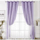 thumbnail image 2 of 2 Cortinas Diseño  Con Estrellas Modelo Morado, 2 of 4