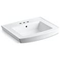 thumbnail image 2 of Kohler K-2358-4 Archer 24" Pedestal Bathroom Sink - Black, 2 of 6