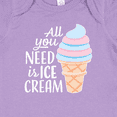thumbnail image 4 of Inktastic All You Need is Ice Cream with Ice Cream Cone Boys or Girls Baby Bodysuit, 4 of 5