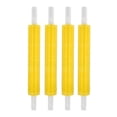 thumbnail image 7 of MMBM Yellow Cast Stretch Wrap 20" x 1000' 80 Gauge 4 Rolls Opaque Film with Handles for Wrapping and Palletizing, 7 of 7
