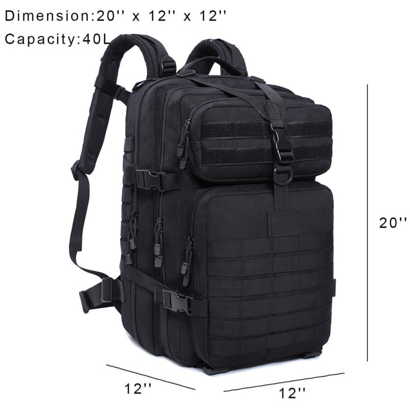 40L Military Tactical Backpack, 3 Day 
