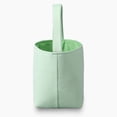 thumbnail image 4 of Kmonabie Striped Fabric Basket Tote Bag, Reusable Organizer Bag with Sturdy Handles, Multipurpose Storage Basket for Beach Grocery Home Decoration, 4 of 7