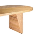 thumbnail image 3 of TOV Furniture Caren Natural Rattan and Glass Oval Dining Table, 3 of 6
