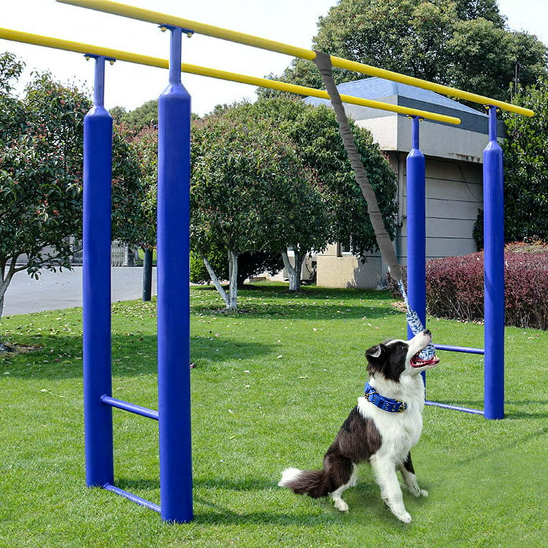 Dog Outdoor Hanging Toy Durable Tugger Tug Toy Chew Rope Toy Tether  Interactive Pull Rope Ball Toy for Small to Large Dogs Black
