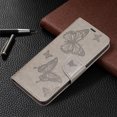 thumbnail image 4 of Feishell Samsung A53 Case 5G Butterfly Embossed Pattern Premium Leather Wallet Cover Flip Stand Card Slots Holder Magnetic with Wrist Strap Case for Samsung Galaxy A53 5G, Gray, 4 of 8
