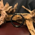 thumbnail image 6 of Black Bracelet for Men Women Adjustable Aromatherapy Stone Energy Jewelry Unisex, 6 of 6