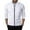 White, variant on Fznquz Long Sleeve Tees for Men Gray Collared Full Zip Tees Shirts Fall Winter Plain Clothes Men