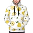 thumbnail image 4 of Hoodies for Men - Cute Pear Yellow Long Sleeve Comfrt Men'S Fashion Hoodies & Sweatshirts, Sweatshirts for Men Hoodies Pullover Clothing Clothes with Pouch, 4 of 7