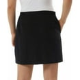 thumbnail image 3 of 32 Degrees Cool Women's Lightweight Tech Skort (Black, XL), 3 of 5