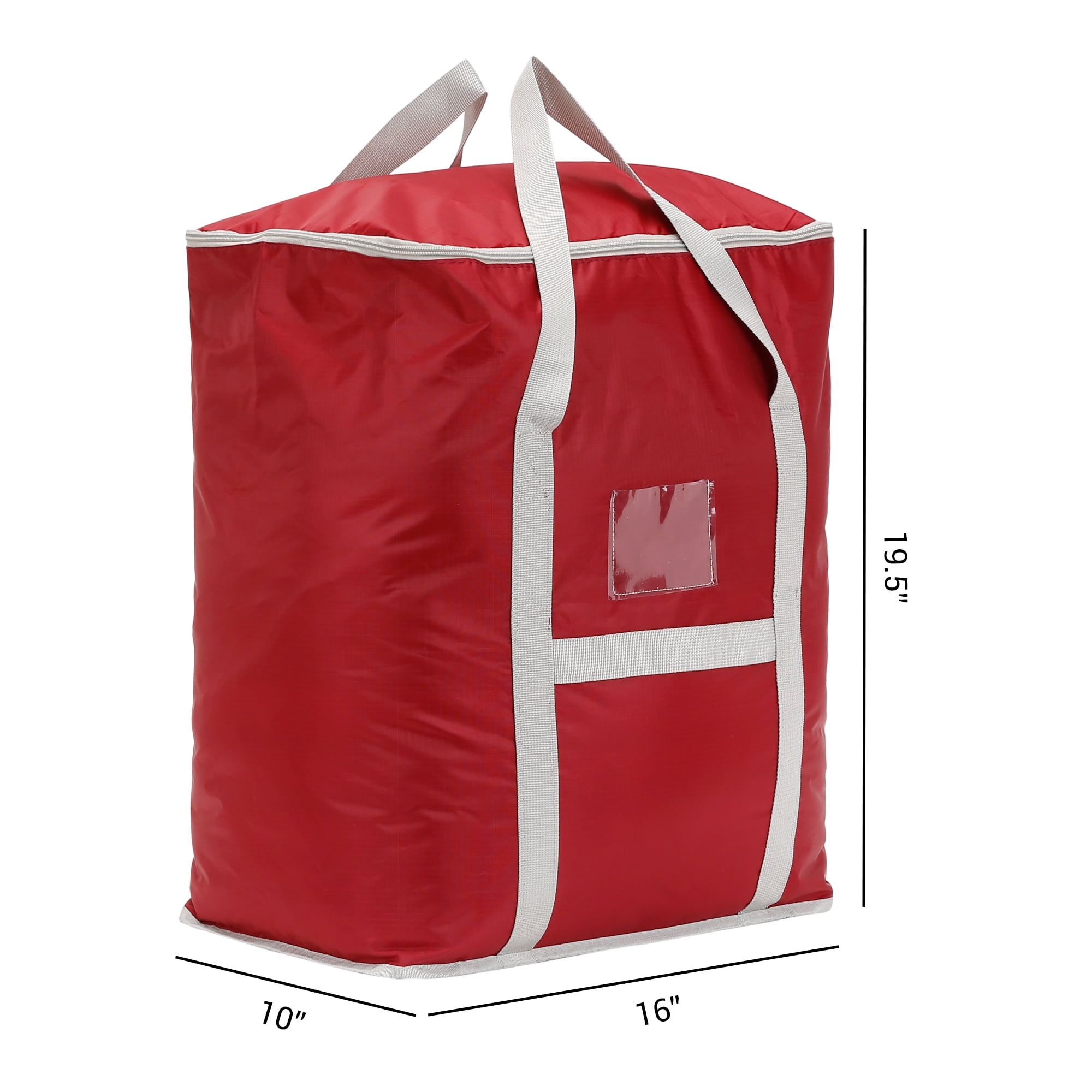 Unique Bargains 1 Pack Clothes Storage Bags Moving Bags Red 20*16*20in
