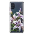thumbnail image 1 of MUNDAZE Samsung Galaxy A31 White Lavender Lily Purple Lilies Flowers Floral Shockproof Clear Hybrid Protective Phone Case Cover, 1 of 5