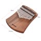thumbnail image 4 of Piano de pulgares ammoon 17-Key Thumb Piano Kalimba Camphorwood C Tone con bolsa de transporte Libro de música Escala musical Pegatinas Martillo de afinación Acompañamiento Cadena Borla Decoración Pro Tomshoo Piano de pulgares, 4 of 6