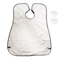 thumbnail image 1 of Graflsoa Portable Shaving and Haircut Bib with Suction Cups, Soft Wrap-around Design for Men, Easy to Clean and Travel-Friendly, White or Black Options, 1 of 4