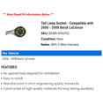 thumbnail image 2 of Tail Lamp Socket - Compatible with 2006 - 2008 Buick LaCrosse - Dorman, 2 of 2
