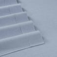 Vellux 4Pc. King Solid Jersey Knit Sheets Cotton Blend, Deep Pocket