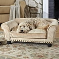 thumbnail image 1 of Enchanted Home Pet Dreamcatcher Dog Sofa, 32.5 by 21 by 12-Inch, Caramel, 1 of 5