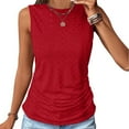 thumbnail image 2 of Bogo Trendy Summer Tops For Women Womens Tank Tops Fitted Sexy Women Tunic Tops 3/4 Sleeve T Shirts For Women Loose Fit V Neck, 2 of 6