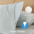 thumbnail image 3 of Almohada corporal viscoelástica WhatsBedding, funda refrescante, color gris hielo, 3 of 7