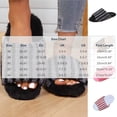 thumbnail image 3 of Xfvqtps Womens Stripe Slippers Open Toe Soft Sole House Shoes Indoor Warm Fall Winter Slip on Cozy Cute Slides, 3 of 8