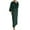 P-Green, variant on Kcodviy Women's Muslim 2 Pieces Burkas for Women Hijab Dress Sets Long Sleeve Button Hijab Scarf for Down Shirt and Pants Clothes for Women Set Abaya Casual Dress Dubai Clothes for Women To Pray Out