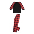 thumbnail image 6 of Qiylii Christmas Family Pajamas Set, Cartoon Deer Print Tops+Trousers/Romper, 6 of 9