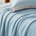 thumbnail image 4 of YELEE Cooling Comforter for Adult Double-Sided Smooth Blue Summer Blanket King Thin Breathable Blankets for Night Sweats, 4 of 7