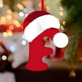 thumbnail image 5 of dajkiuy Christmas Decorations 2024 New 26 Letter Christmas Hat Christmas Pendant - Acrylic Car Pendant Saint Decoraction for Indoor, Bedroom, Wedding, Party, Christmas, Tree(F), 5 of 6