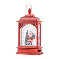 thumbnail image 3 of Sharprepublic Christmas Snow Globe Lighted Snow Globe Lantern Glitter Christmas Decoration Night Light for Indoor Room Gifts Santa Claus Tree, 3 of 8