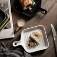 thumbnail image 2 of HHHC Non-Stick Heat-Insulated White Ceramic Cooking Plate, 2 of 4