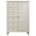thumbnail image 3 of Sandy Beach 8-drawer Door Chest Cream White, 3 of 11