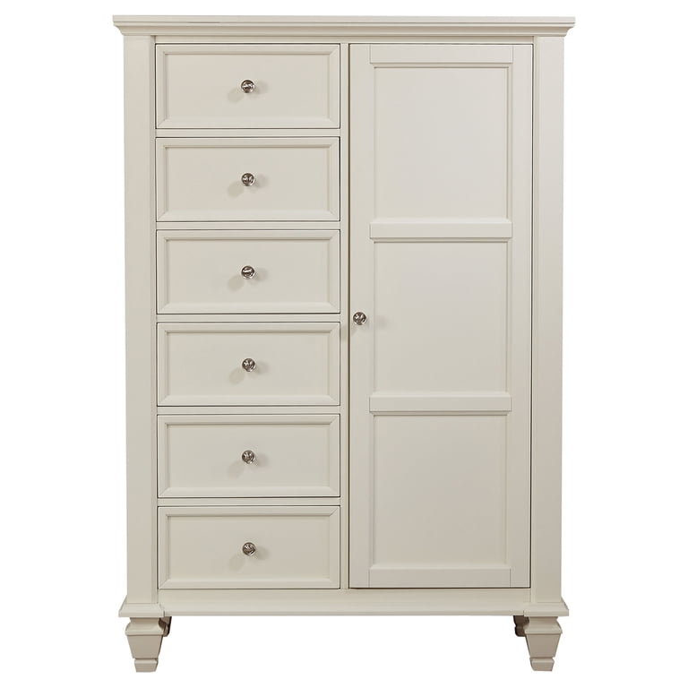sandy beach white dresser The Sandy Beach Queen 5 Piece Set (Bed, Nightstand, Dresser, Mirror, Chest) Wood White sold at Hilton Furniture serving Houston, TX and surrounding areas