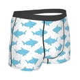 thumbnail image 2 of KLL Party Shark Cute Men's Cotton Boxer Briefs Underwear-Medium, 2 of 8