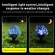 thumbnail image 5 of Luces solares de suelo para exterior | Luces LED impermeables para jardín | Encendido y apagado automático | Resistente a la intemperie IP42 | Iluminación paisajística de plástico azul para patios y, 5 of 8