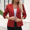 thumbnail image 4 of ZJXFGS Women'S Blazers,Blazer Jackets for Women,Casual Blazers for Women,Jacket for Women,Blazer Women,Women Blazers,Black Jacket Red 3XL, 4 of 9