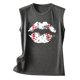 thumbnail image 2 of Loose Tank Tops Para Las Mujeres Camiseta con estampado de mujer, camiseta sin mangas con cuello redondo, camiseta holgada, camiseta, blusa, camisetas sin mangas informales (Grey, L), 2 of 5