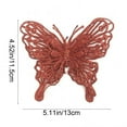 thumbnail image 3 of 10 Pack Sparkling Butterfly Ornaments for Christmas Tree Decor, Holiday Party and Wedding Decorations, Butterfly Themed Ornaments for Home and Festive Decor, 3 of 7