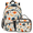 Multicolour 2, variant on Outer Space Backpack with Lunch Box Galaxy Rocket Planet Lightweight Large Travel Work Laptop Backpacks Set Casual Daypacks