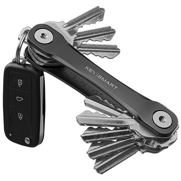 Llavero organizador KEY SMART Flex con capacidad para hasta 8 llaves, color negro