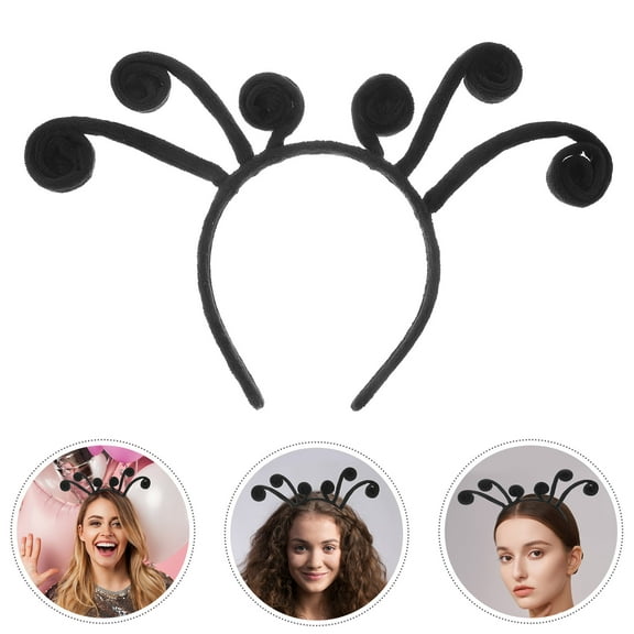 ELAYARD Black Antenna Headband Stylish Decorative Accessory for Festive Occasions