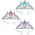 thumbnail image 1 of 3 Pcs Girls Tiaras Rhinestones Tiara Crystal Headband Princess Crown Princess, 1 of 5