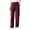 Burgundy, variant on TEAJOPSUU Women's Corduroy Cargo Pants Wide Leg Elastic Waist Palazzo Pants with Multi Pockets Casual Daily Trousers Olive Green