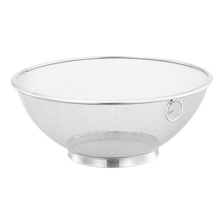 

Stainless Steel Rice Strainer Basin Rice Washing Basin Fruit Washing Bowl Home Supply
