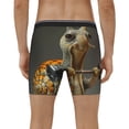 thumbnail image 4 of Picia Surreal Weightlifting Snail Pattern Men's Athletic Long Leg Briefs , Performance Stretch Underwear，Moisture-Wicking, 4 of 7