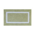 thumbnail image 3 of Better Trends 24" x 40" Bathroom Rugs Mat 100% Cotton Soft Bath Rug Water Absorbent Reversible Washable for Bathroom Floor Decor, Laundry Room Hotel Multi Collection - Sage/White, 3 of 6