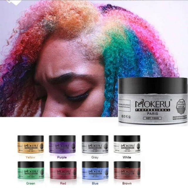 Pâte Colorante Argile Coiffante Cire Coiffante Hommes et Femmes Coiffure Coiffure Pâte Capillaire Jetable Coiffante