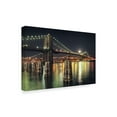 thumbnail image 2 of Trademark Fine Art 'Moon Over Brooklyn' Canvas Art by Natalie Mikaels, 2 of 3