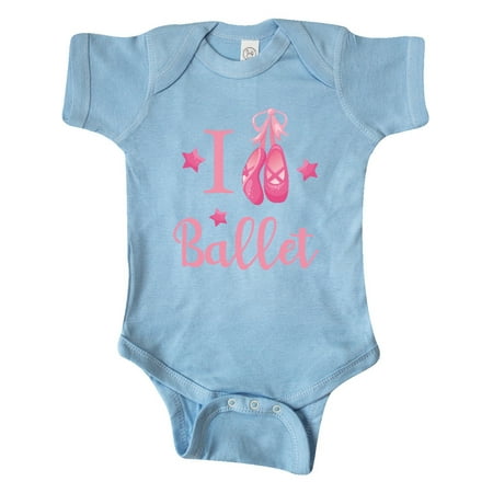 

Inktastic I Love Ballet Gift Baby Girl Bodysuit
