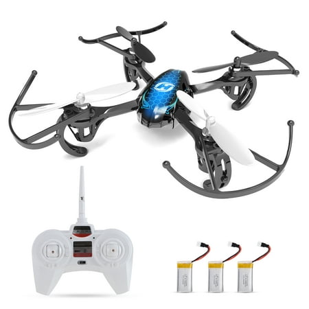 Holy Stone HS170 Mini RC Helicopter Drone for kids and beginners 2.4Ghz 6-Axis Gyro 4 Channels Quadcopter Choice for Drone Training Extra Batteries for Long Flight
