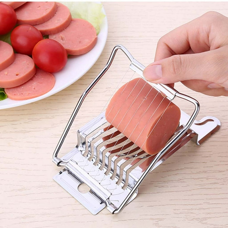 Stainless Steel Ham Slicer Lunch Meat Slicer Banana Cutter Egg Sausage  Slicer Home Multifunctional Kitchen Gadgets New 